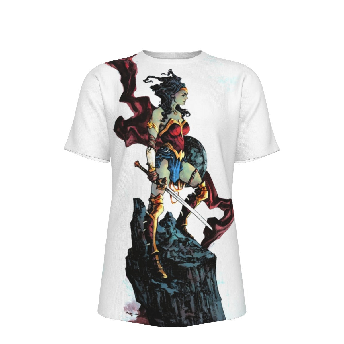WONDER WOMAN 2 V6 VAR All Over Print Shirt & Tank Top - SEBA FIUMARA ART