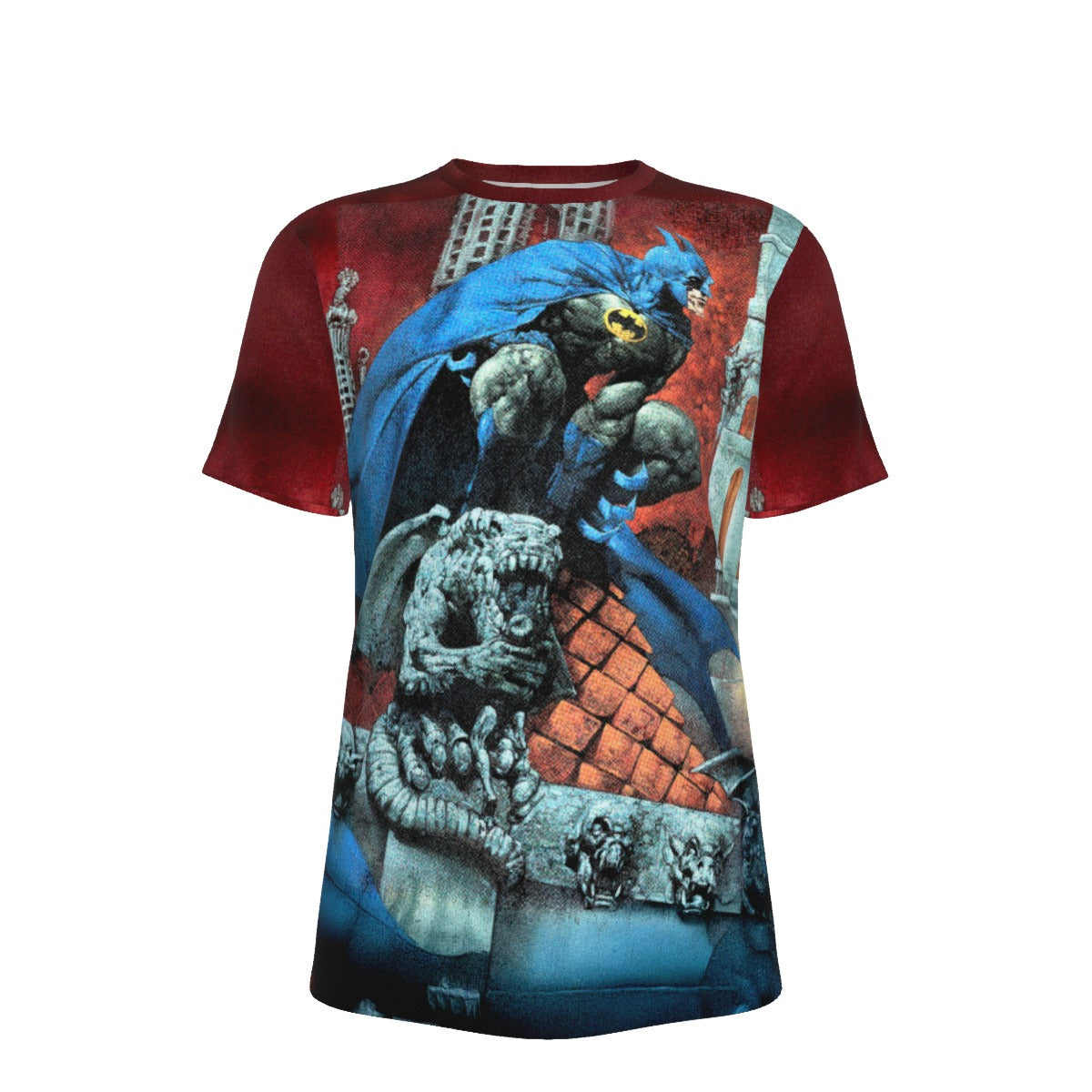 BATMAN PINUP ALL OVER PRINT SHIRT AND TANK TOP - CARL CRITSCHLOW ART
