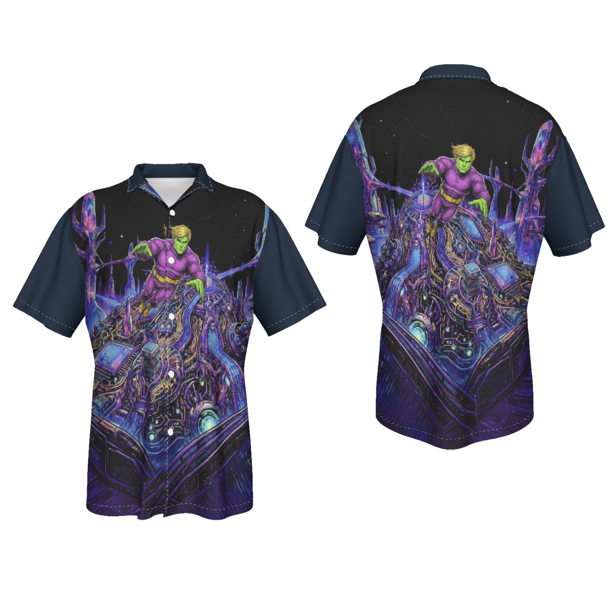 BRAINIAC 5 RUSH ALL OVER PRINT SHIRT AND TANK TOP - ORIGINAL ART BY EKA