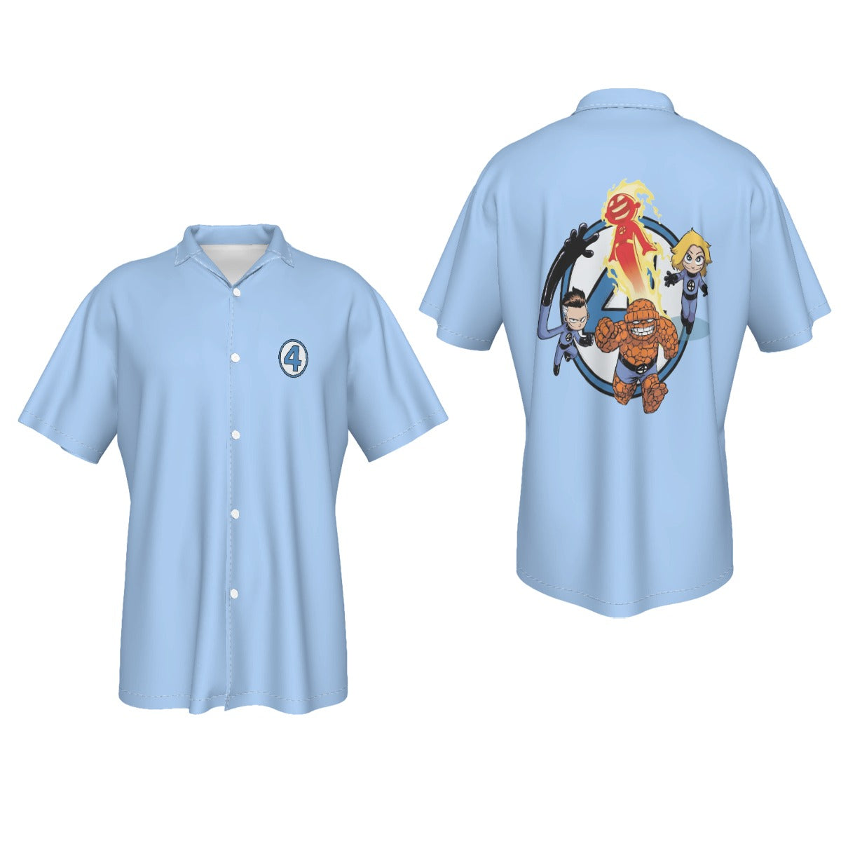 FANTASTIC FOUR PIN UP All Over Print Shirt & Tank Top  - SKOTTIE YOUNG ART