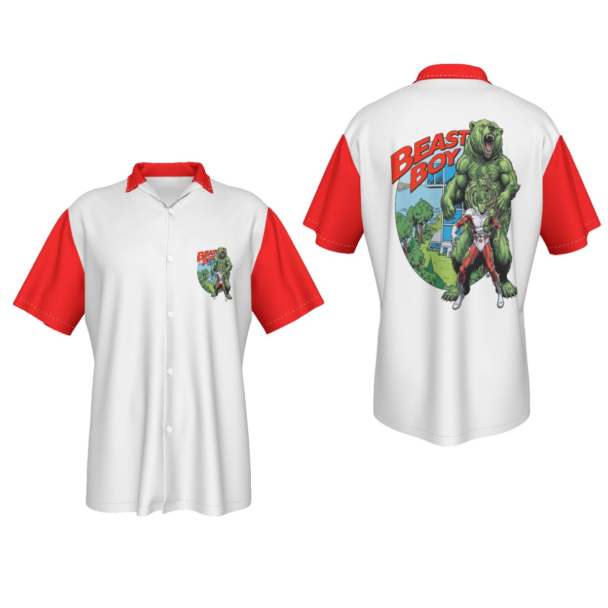 BEAST BOY GO All Over Print Shirt & Tank Top-ORIGINAL ART BY EKA