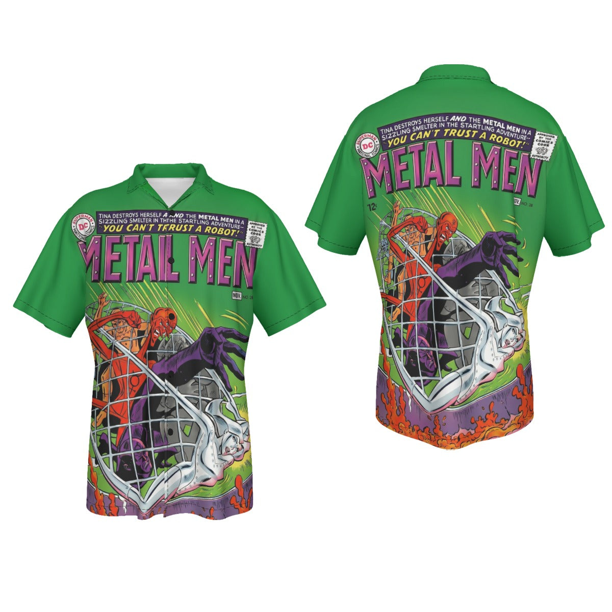 METAL MEN 28 All Over Print Shirt & Tank Top