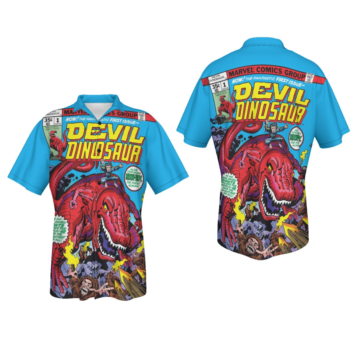DEVIL DINOSAUR 1 All Over Print Shirt & Tank Top - JACK KIRBTY ART