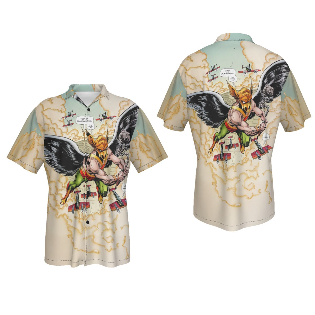 GENERATIONS 3 HAWKMAN All Over Print Shirt & Tank Top - JOHN BYRNE ART