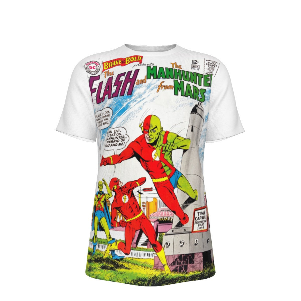 BRAVE AND THE BOLD 56 All Over Print Shirt & Tank Top - FLASH - MARTIAN MANHUNTER