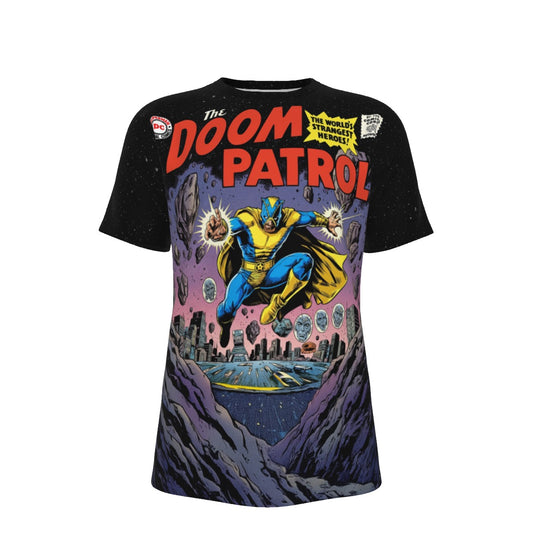 MENTO READY DOOM PATROL 91.5 COVER MOCK UP READY OVER PRINT SHIRT AND TANK TOP