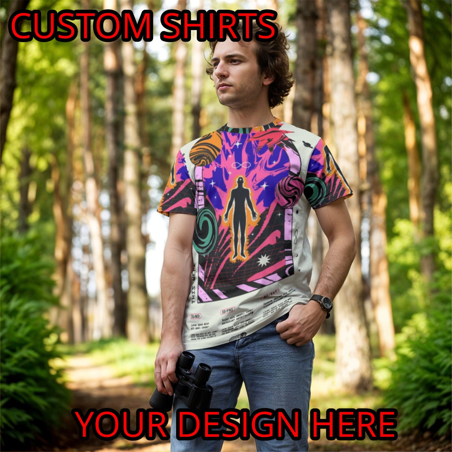 CUSTOM ALL OVER PRINT - YOU PROVIDE THE DESIGN