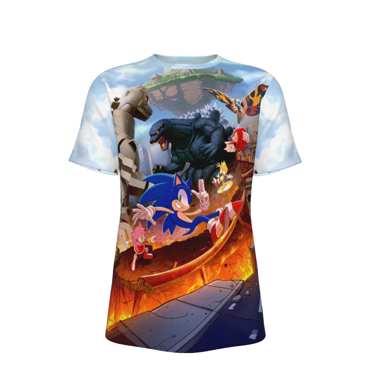 SONIC VS GODZILLA All Over Print Shirt & Tank Top