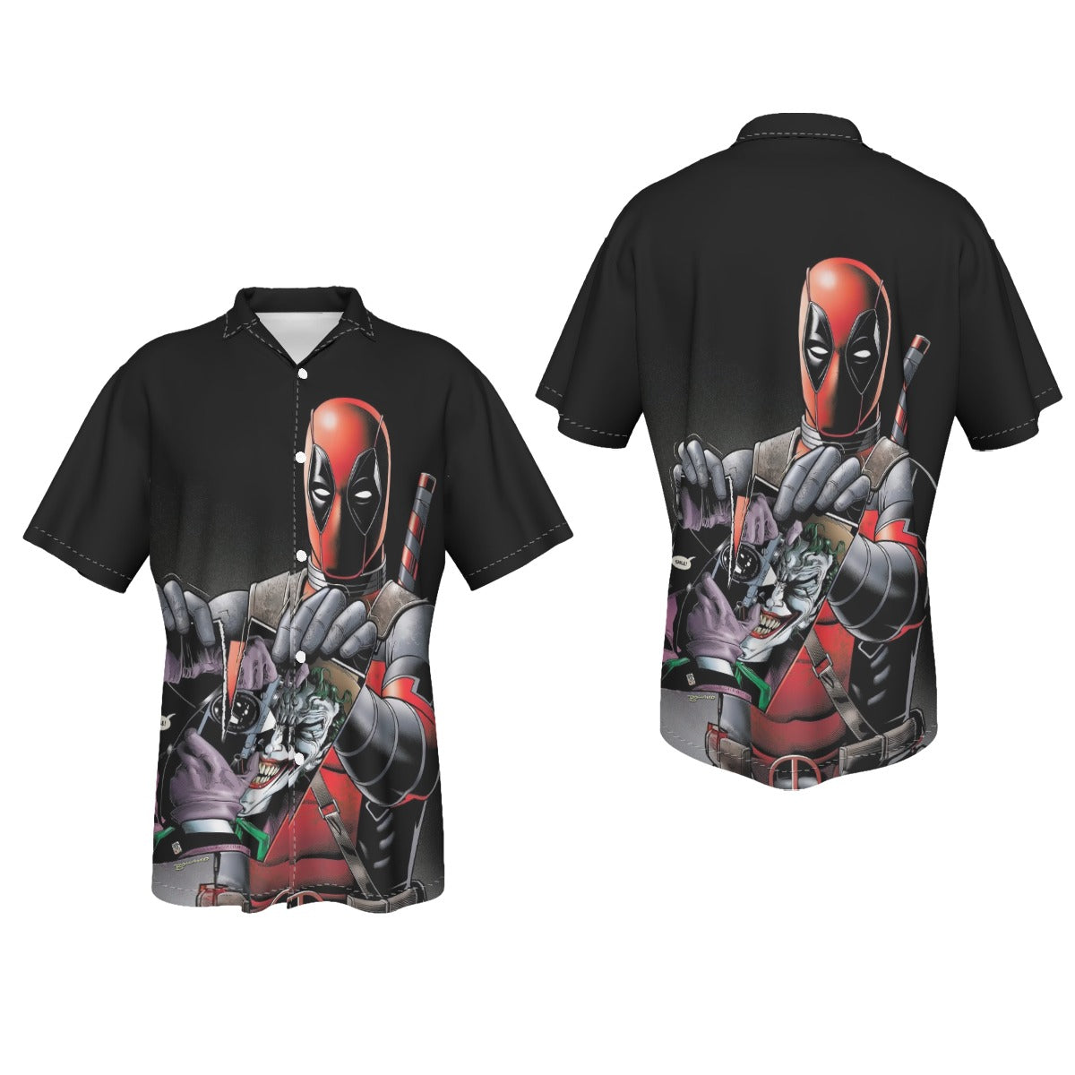 DEADPOOL JOKER RIP All Over Print Shirt & Tank Top - BRAIN BOLLAND ART