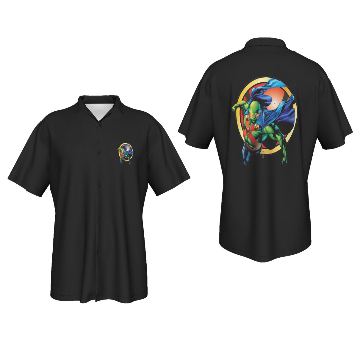 MARTIAN MANHUNTER All Over Print Shirt & Tank Top - BRIGHTEST DAY 18