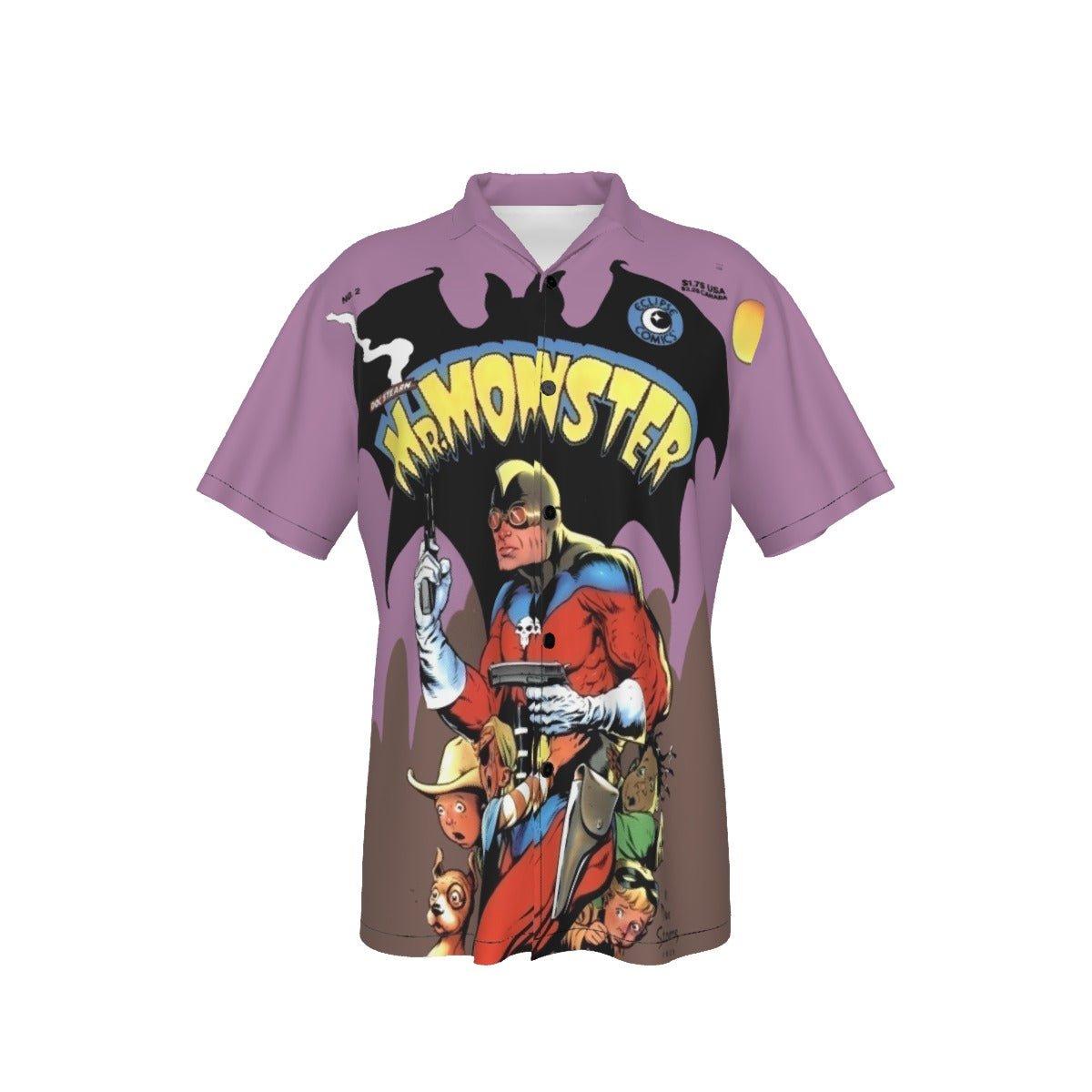 MR MONSTER 2 ALL OVER PRINT SHIRT AND TANK TOP-DAVE STEVENS ART