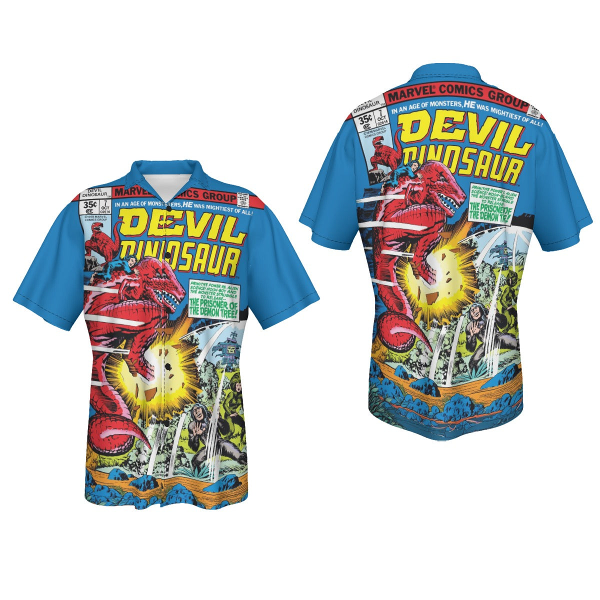 DEVIL DINOSAUR 7 All Over Print Shirt & Tank Top - JACK KIRBY ART
