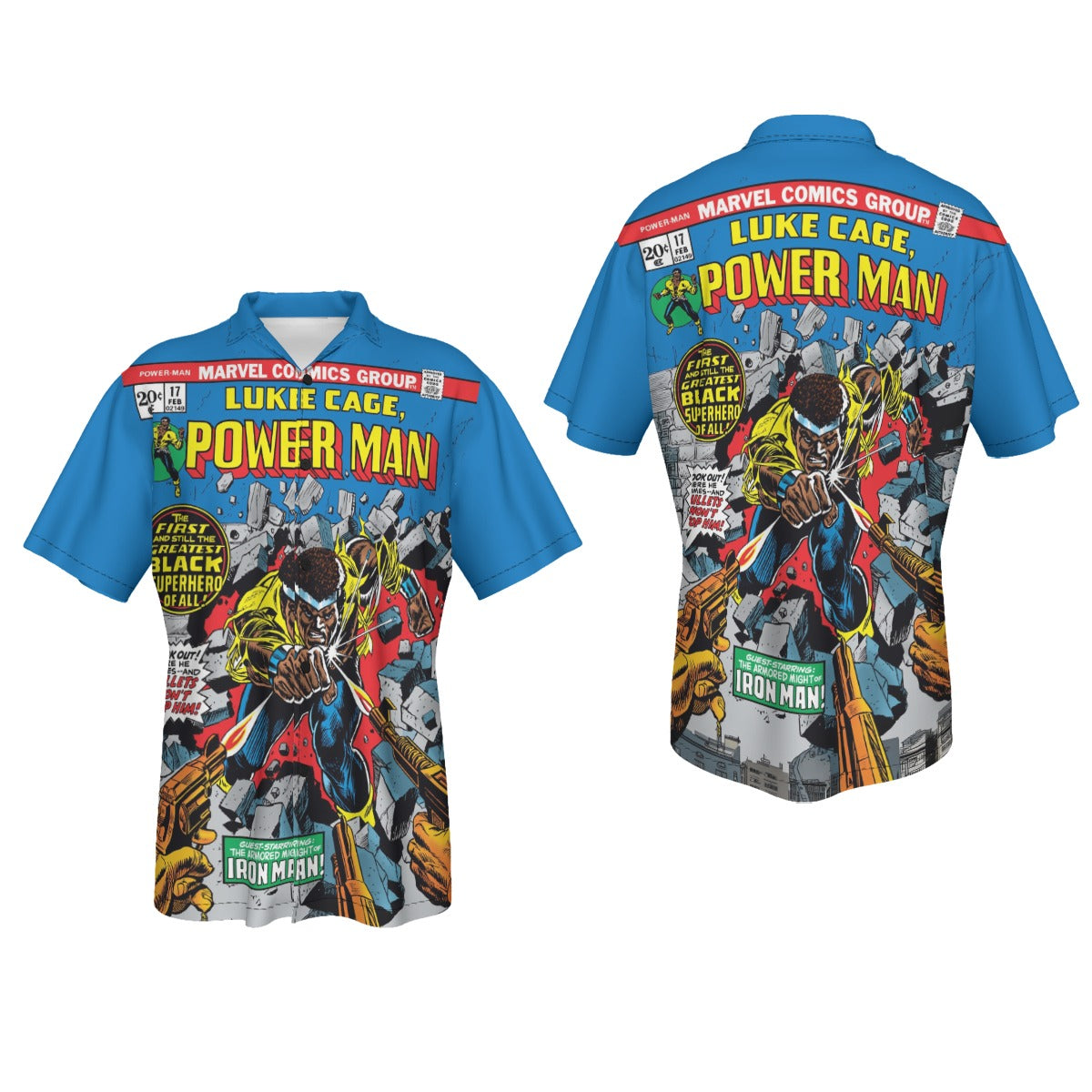 LUKE CAGE, POWER MAN 17 All Over Print Shirt & Tank Top