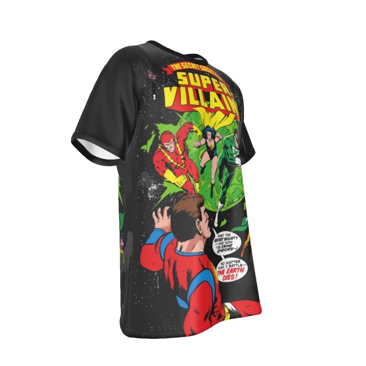 SECRET SOCIETY OF SUPER VILLAINS 13 COVER ALL OVER PRINT SHIRT AND TANK
