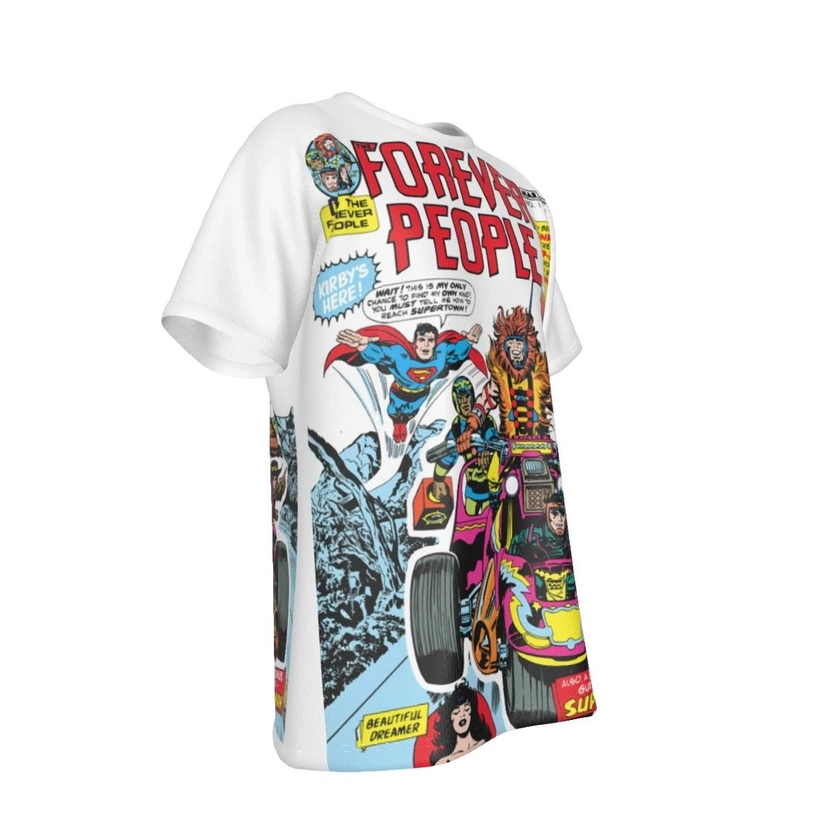 FOREVER PEOPLE 1 COVER ALL OVER PRINT SHIRT AND TANK