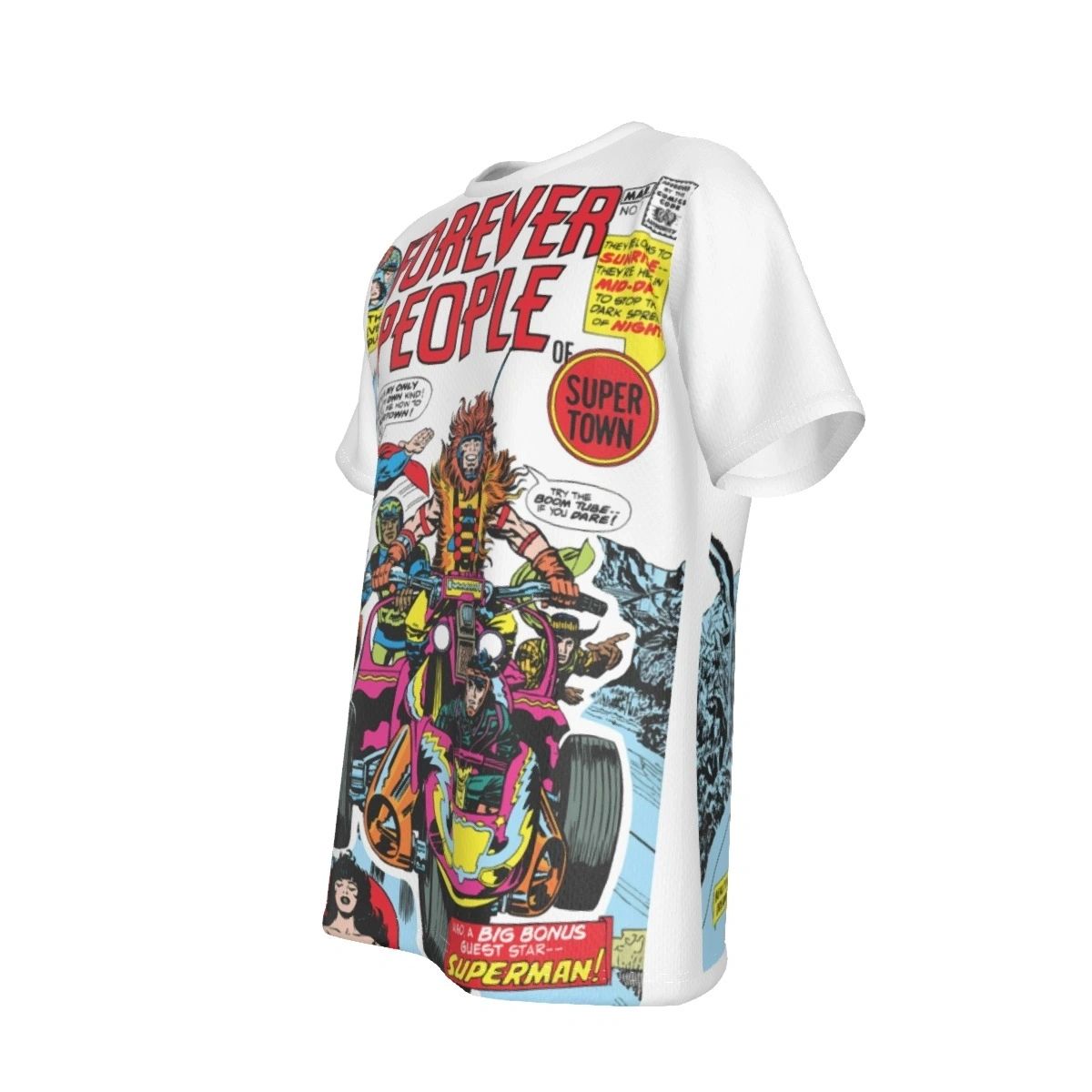 FOREVER PEOPLE 1 COVER ALL OVER PRINT SHIRT AND TANK