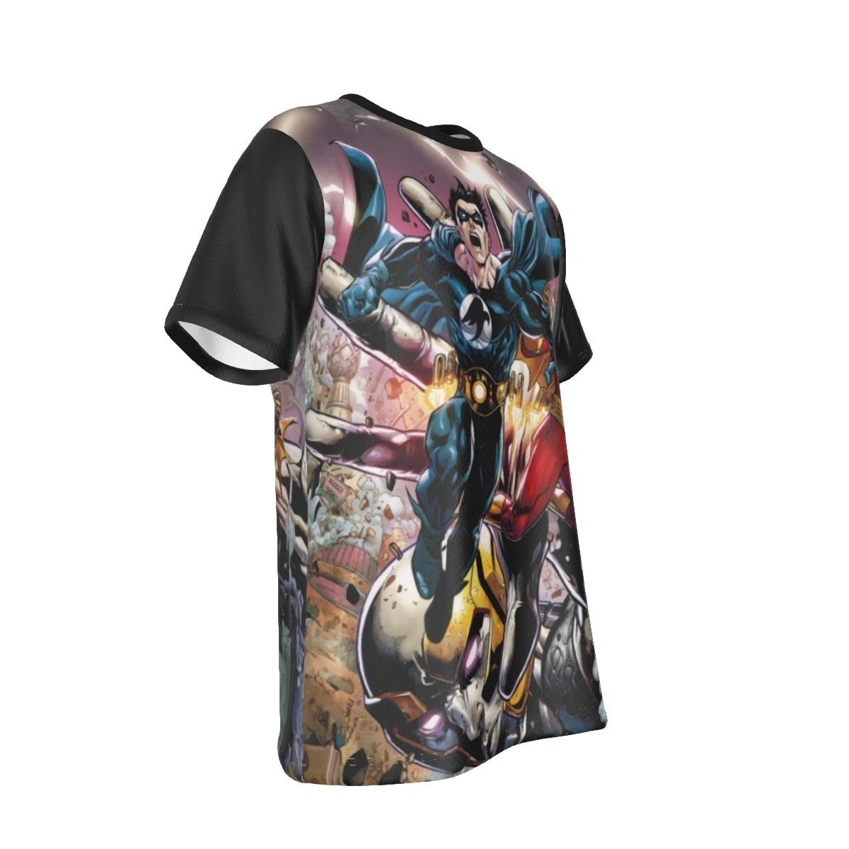 COVERGENCE 3 VAR COVER ALL OVER PRINT SHIRT AND TANK-NIGHTWING FLAMEBIRD