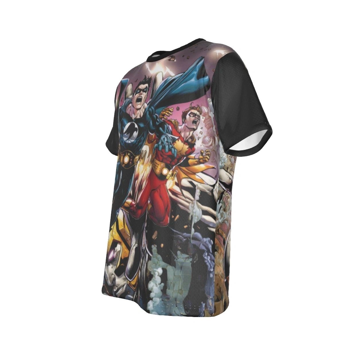 COVERGENCE 3 VAR COVER ALL OVER PRINT SHIRT AND TANK-NIGHTWING FLAMEBIRD