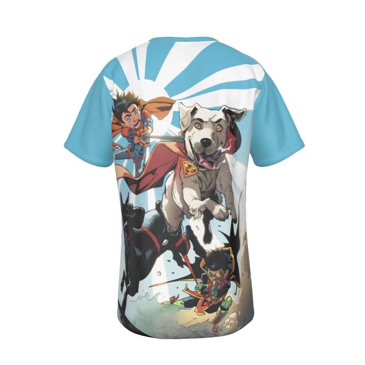 SUPERSONS 1 COVER ALL OVER PRINT SHIRT AND TANK-KRYPTO