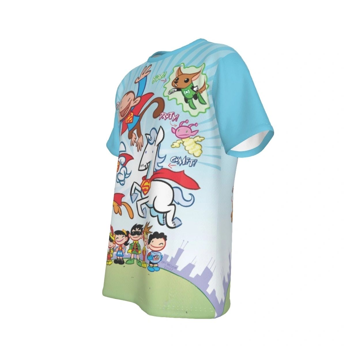 TINY TITANS 28 COVER ALL OVER PRINT SHIRT AND TANK-KRYPTO & SUPERPETS