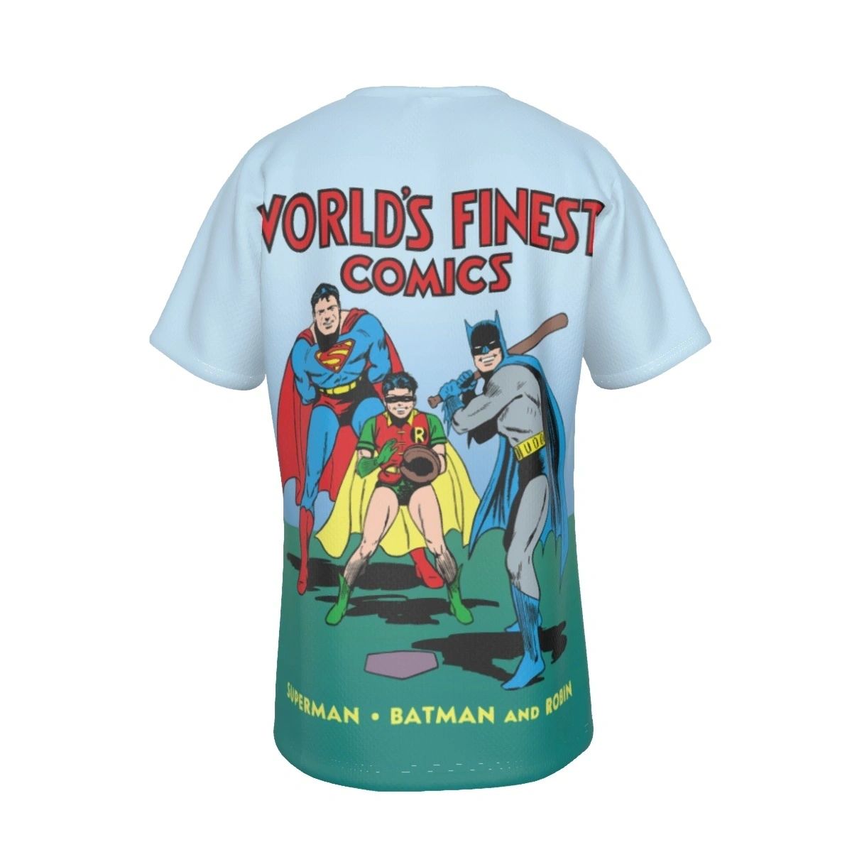WORLD'S FINEST 3 COVER ALL OVER PRINT SHIRT AND TANK