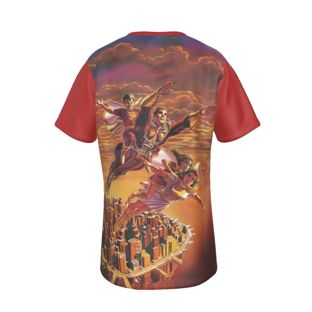 POWER OF SHAZAM 26 COVER ALL OVER PRINT SHIRT AND TANK-SHAZAM FAMILY