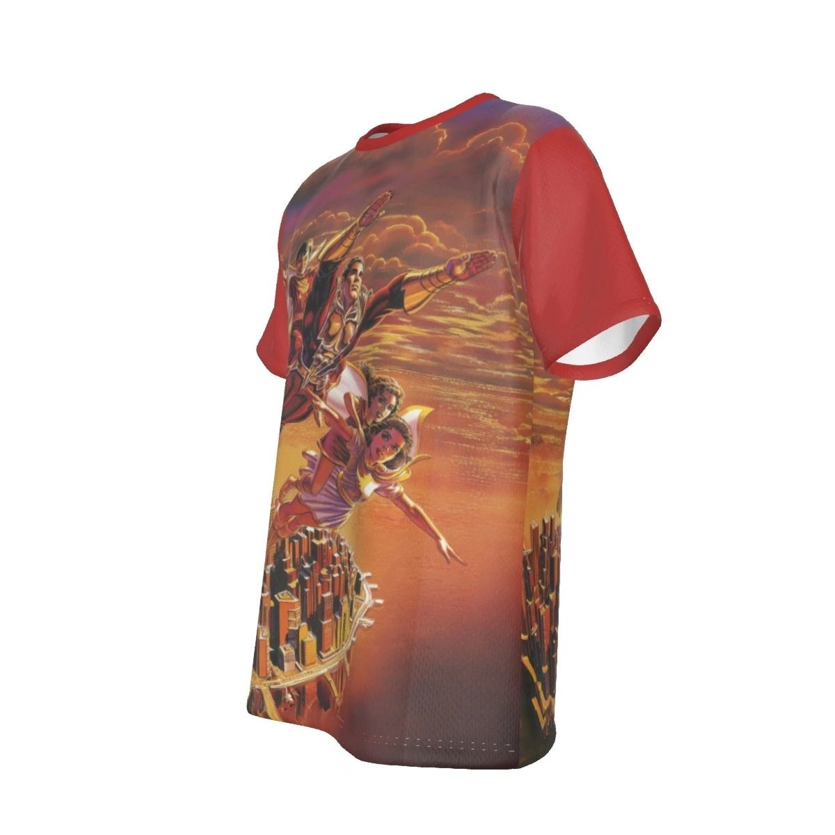 POWER OF SHAZAM 26 COVER ALL OVER PRINT SHIRT AND TANK-SHAZAM FAMILY