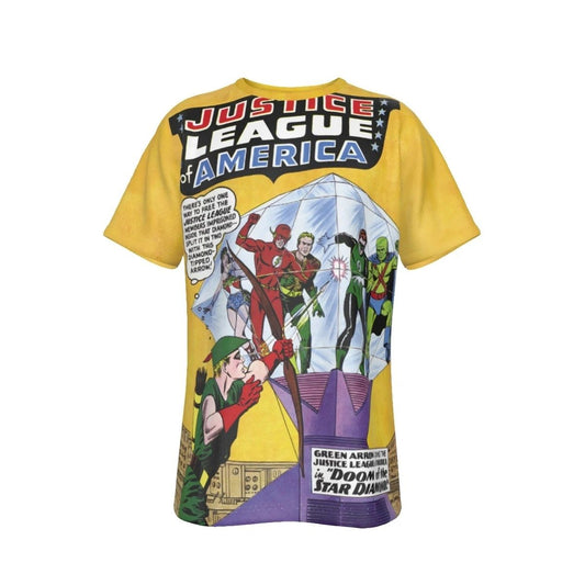 JLA 4 COVER ALL OVER PRINT SHIRT AND TANK-JLA FROM THE BEGINNING 7