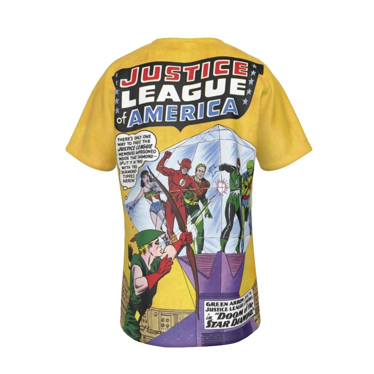 JLA 4 COVER ALL OVER PRINT SHIRT AND TANK-JLA FROM THE BEGINNING 7