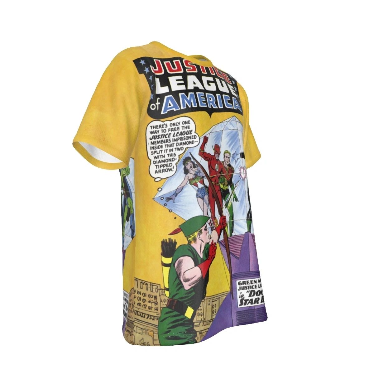 JLA 4 COVER ALL OVER PRINT SHIRT AND TANK-JLA FROM THE BEGINNING 7