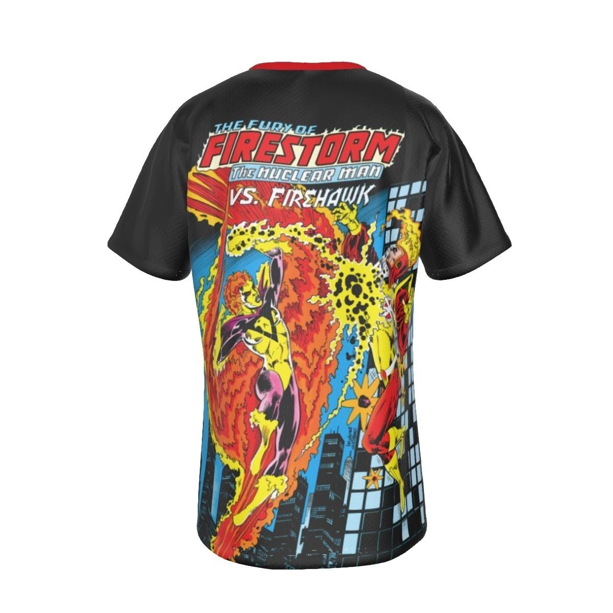 FURY OF FIRESTORM 17 COVER ALL OVER PRINT SHIRT AND TANK- FIREHAWK