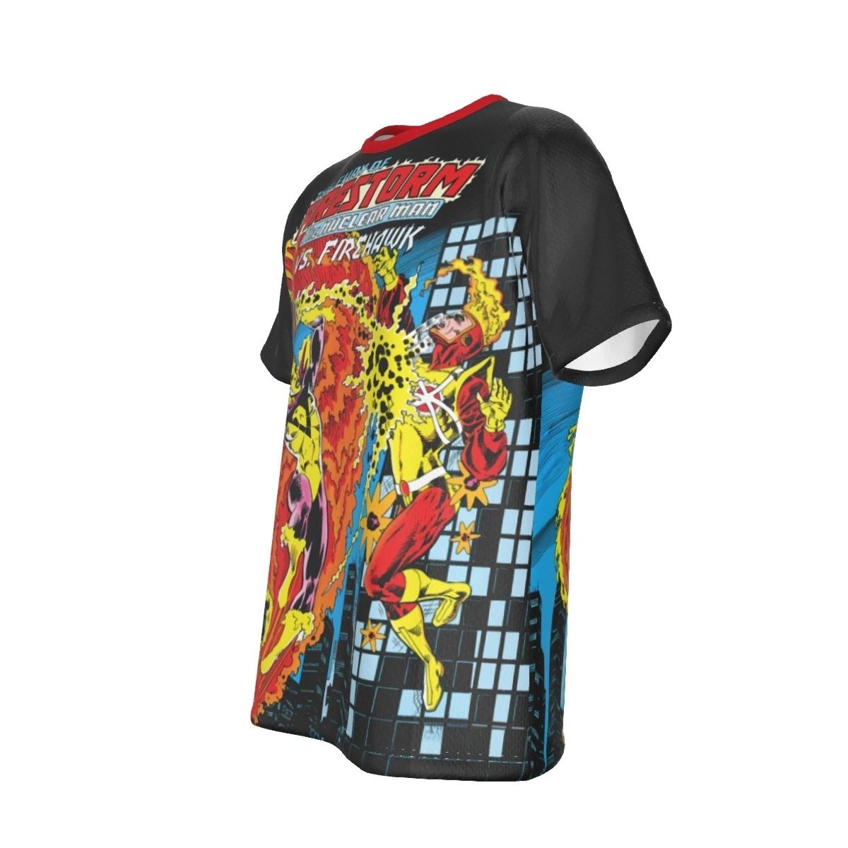 FURY OF FIRESTORM 17 COVER ALL OVER PRINT SHIRT AND TANK- FIREHAWK