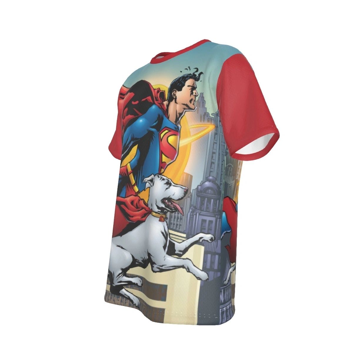 SUPERMAN MAN OF STEEL 112 COVER ALL OVER PRINT SHIRT AND TANK- KRYPTO