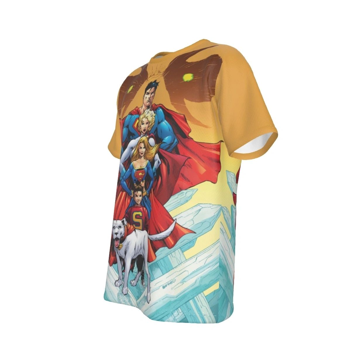 SUPERMAN 670 COVER ALL OVER PRINT SHIRT AND TANK - KRYPTO