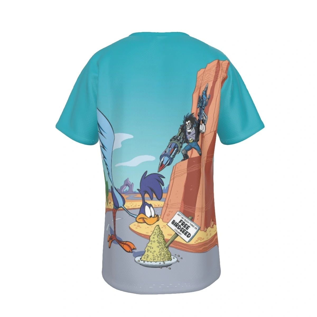 LOBO MEET ROADRUNNER COVER ALL OVER PRINT SHIRT AND TANK