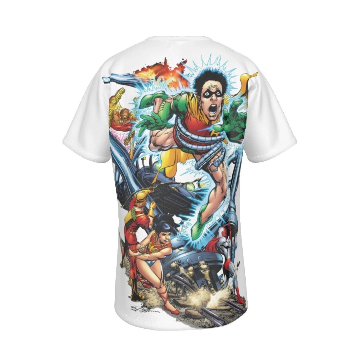 TEEN TITANS COVER ALL OVER PRINT SHIRT AND TANK - NEAL ADAMS ART