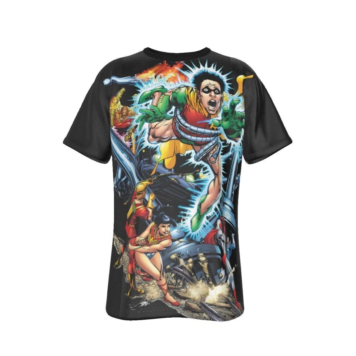 TEEN TITANS COVER ALL OVER PRINT SHIRT AND TANK - NEAL ADAMS ART
