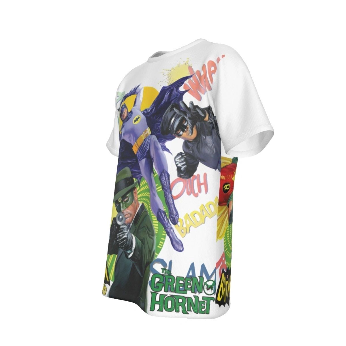 BATMAN 66 MEETS GREEN HORNET COVER ALL OVER PRINT SHIRT AND TANK