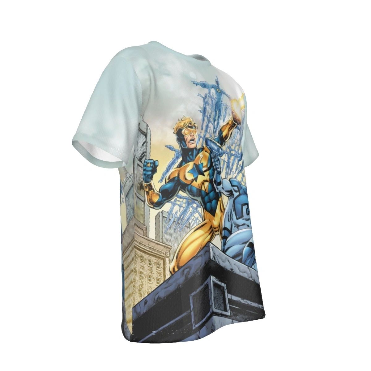 BOOSTER GOLD 7 COVER ALL OVER PRINT SHIRT AND TANK - BLUE BEETLE