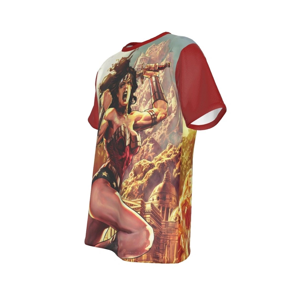 WONDER WOMAN SECRET ORGINS COVER ALL OVER PRINT SHIRT AND TANK