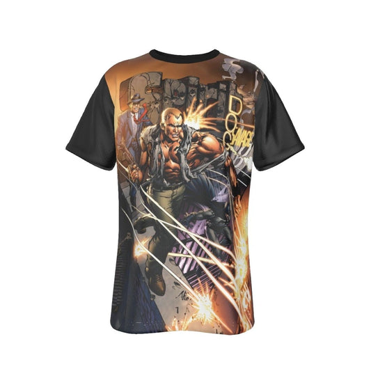 FIRST WAVE COVER ALL OVER PRINT SHIRT AND TANK - BATMAN, DOC SAVAGE, SPIRIT