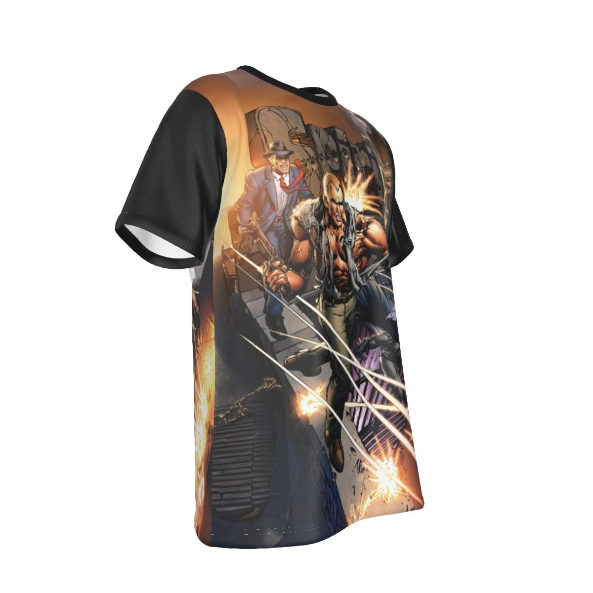 FIRST WAVE COVER ALL OVER PRINT SHIRT AND TANK - BATMAN, DOC SAVAGE, SPIRIT