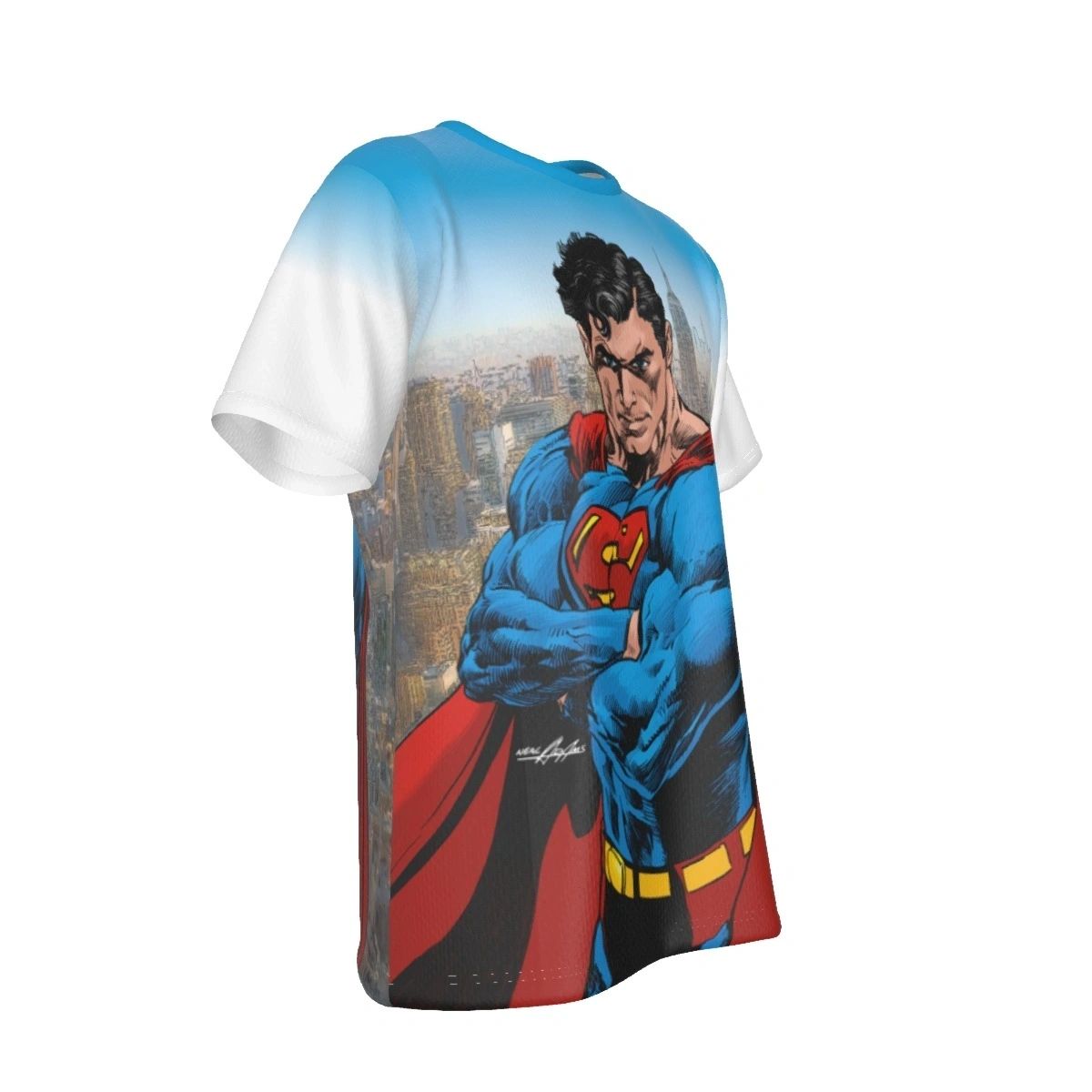 SUPERMAN (FOLDED ARMS) ALL OVER PRINT SHIRT AND TANK BY NEAL ADAMS