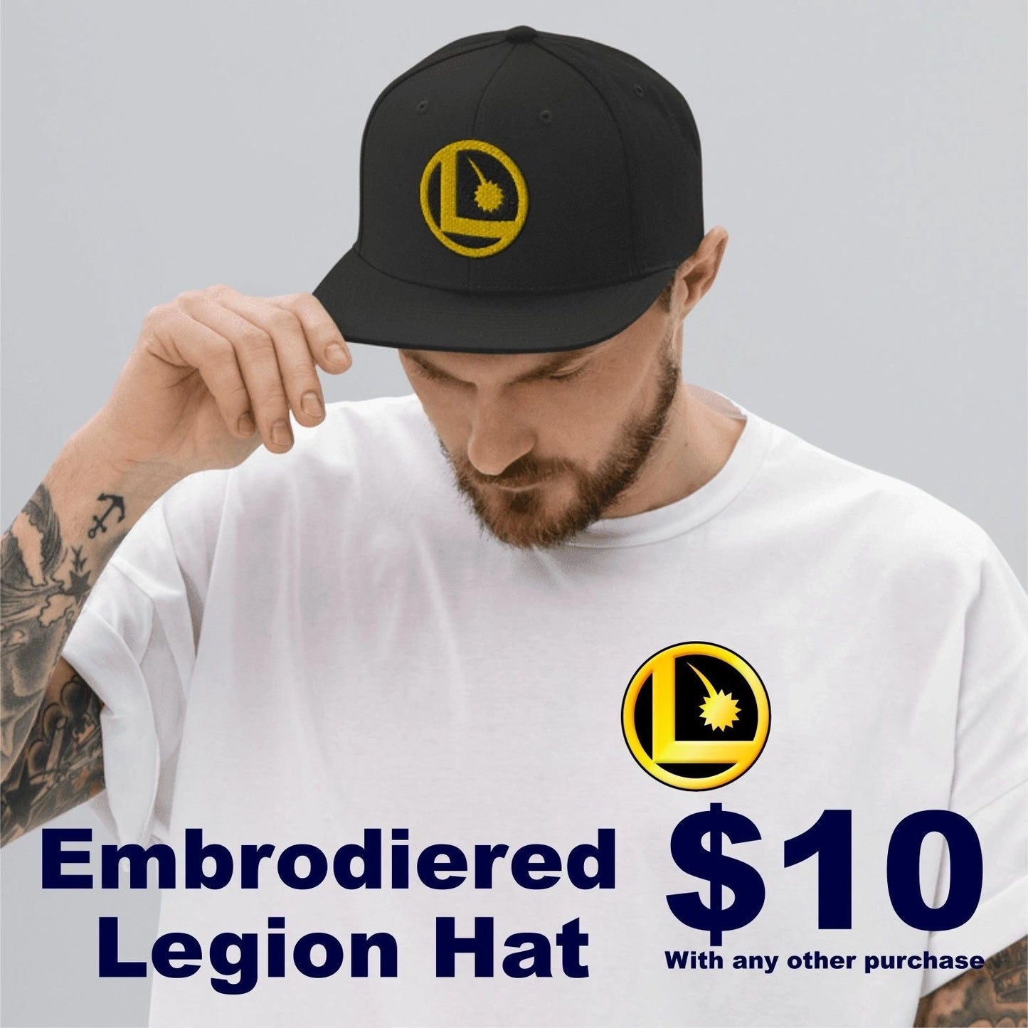 LEGION EMBROIDERED HAT - SPECIAL BUY