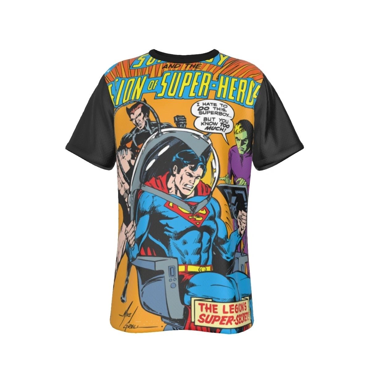 SUPERBOY 235 ALL OVER PRINT SHIRT AND TANK
