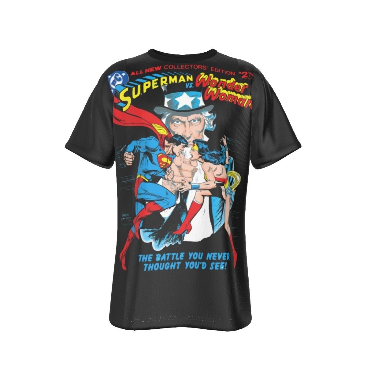 SUPERMAN VS WONDER WOMAN ALL OVER PRINT SHIRT AND TANK - JOSÉ LUIS GARCÍA-LÓPEZ ART
