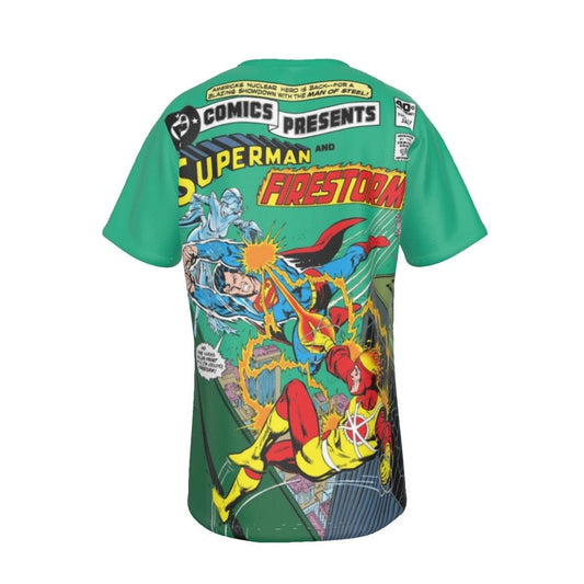 DC COMICS PRESENTS 17 ALL OVER PRINT SHIRT AND TANK - JOSÉ LUIS GARCÍA-LÓPEZ ART-FIRETORM