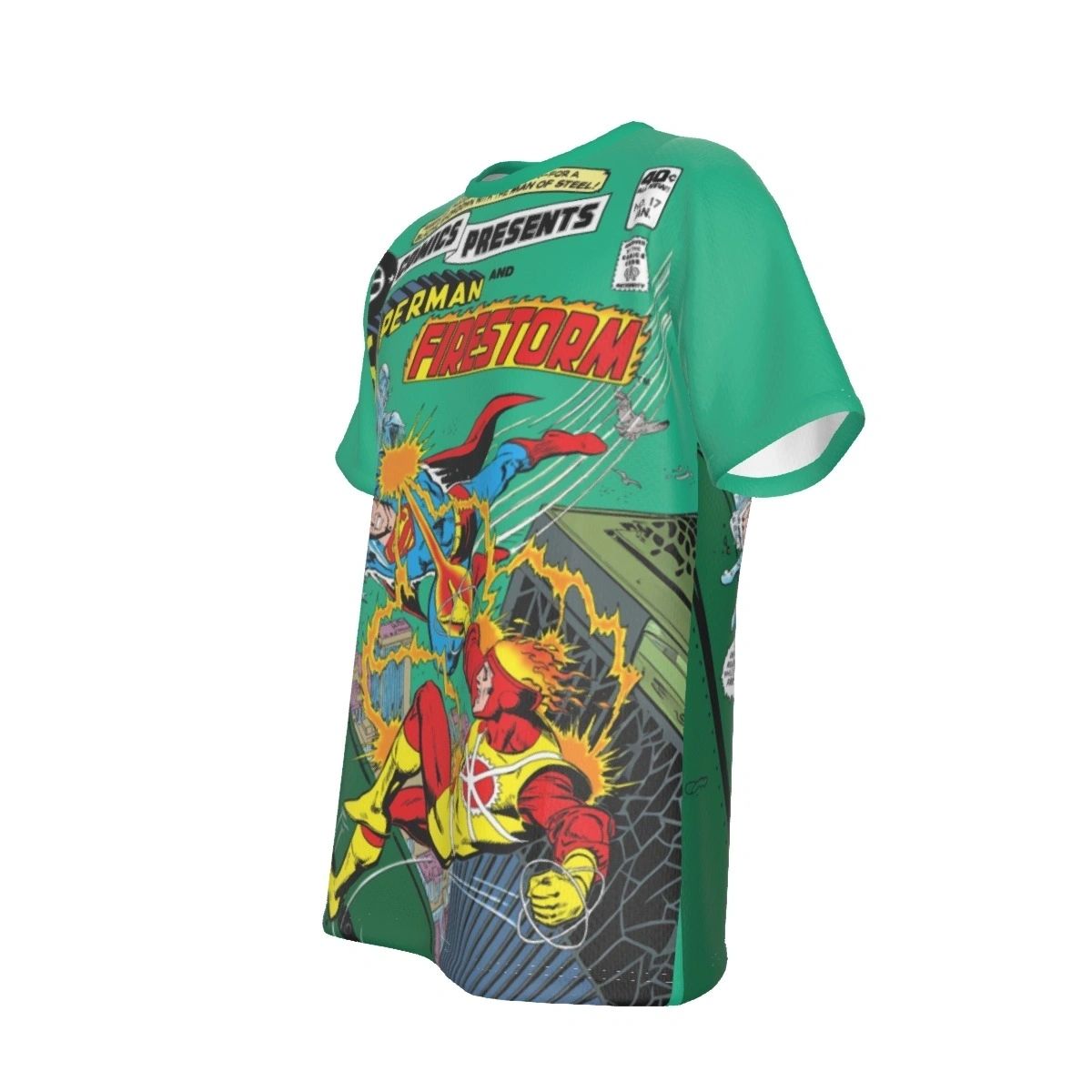 DC COMICS PRESENTS 17 ALL OVER PRINT SHIRT AND TANK - JOSÉ LUIS GARCÍA-LÓPEZ ART-FIRETORM
