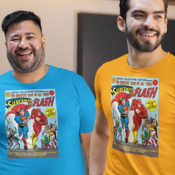 COVER SUPERMAN FLASH RACE JOSÉ LUIS GARCÍA-LÓPEZ ART