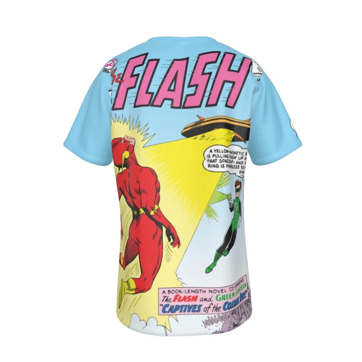 FLASH 131 OVER PRINT SHIRT AND TANK- 1ST MEETING GREEN LANTERN